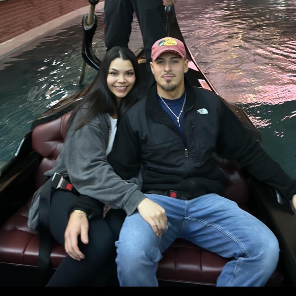 Kevin Fantoli, founder of Kevin's Detailing, with his girlfriend